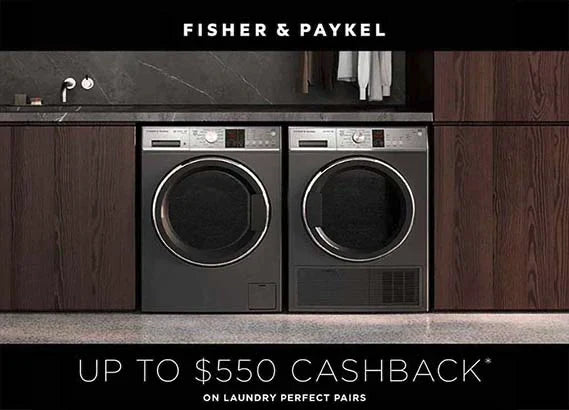 Fisher & Paykel Laundry Perfect Pairs Cashback Redemption