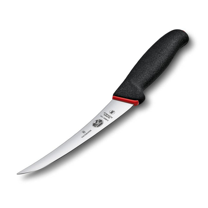 Victorinox Boning Knife, 15Cm Curved, Super Flexible Narrow Blade, Fibrox - Dual Grip