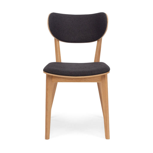 Zurich Mid-Grey Oak Dining Chair 1