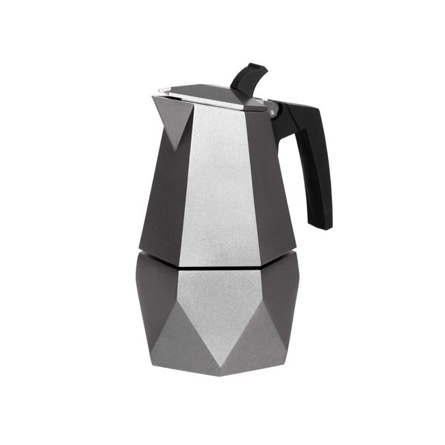 Avanti Geo Espresso Maker, 4 Cup - Anthracite