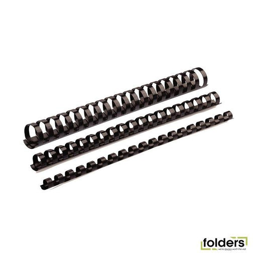 Fellowes Plastic Binding Combs 10mm Black Pack 100 - Folders