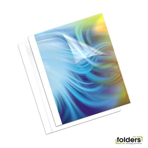 Fellowes Thermal Binding Covers A4 20mm White 50Pk - Folders