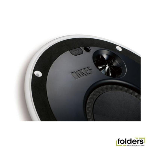 KEF Ultra Thin Bezel Low Profile 4.5in Round In-Wall/Ceiling Speaker - Folders