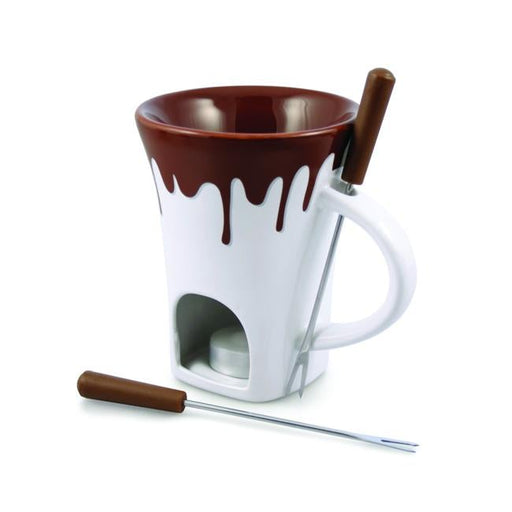Swissmar Nostalgia 4pc Chocolate Fondue Mug Set-Folders