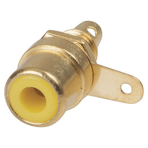 Yellow Gold-Plated RCA Chassis Socket - Folders