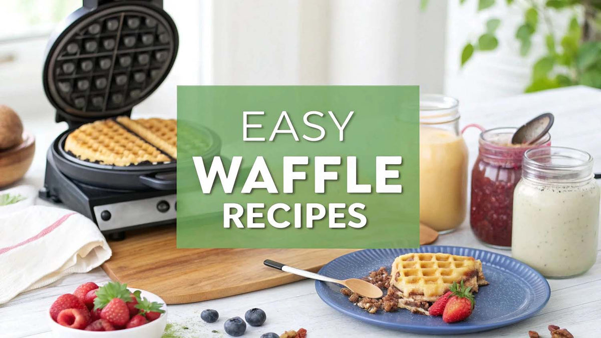 waffle making recipes