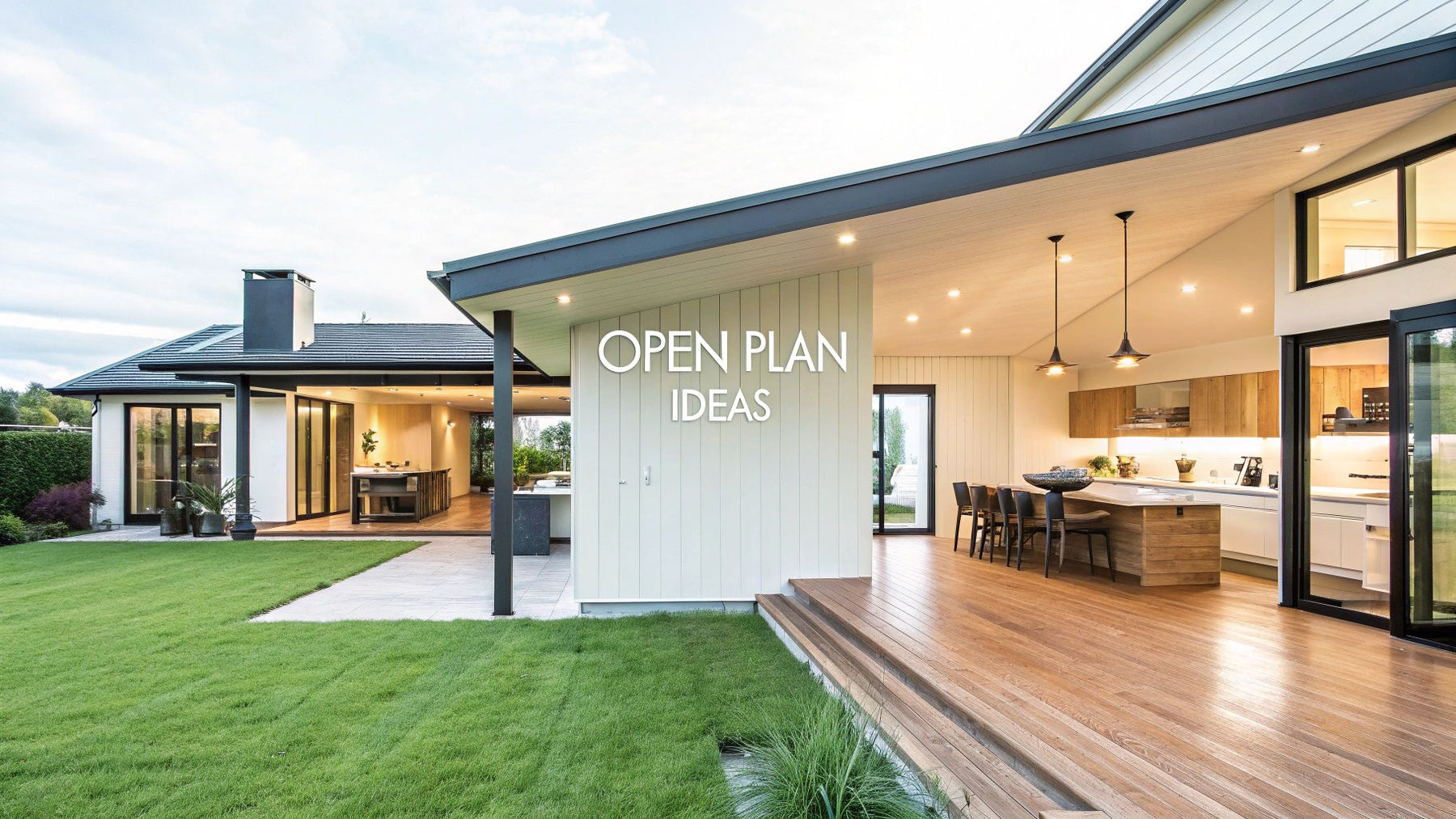 open plan home living ideas nz