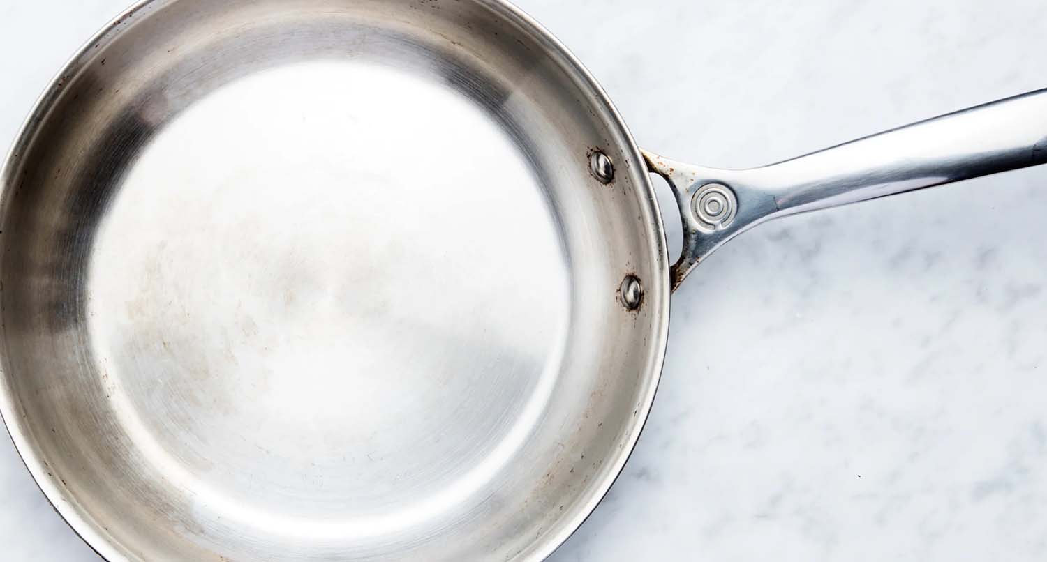 frying pan stainless steel seasoning nz