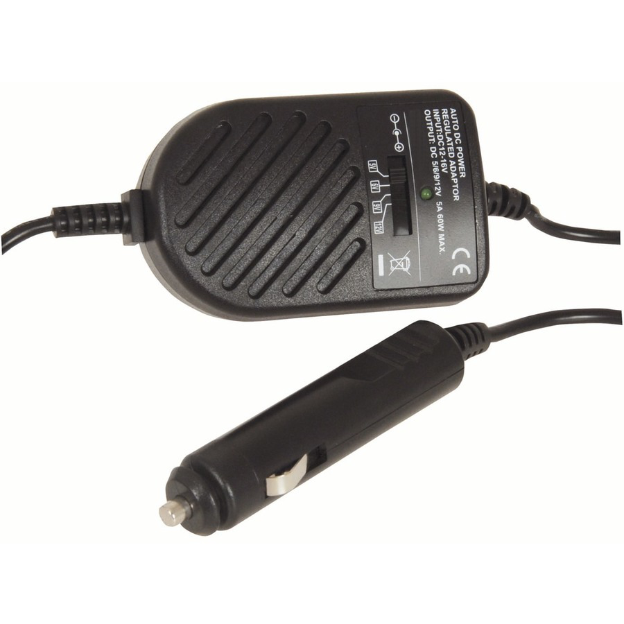 60W Regulated Car Power Adaptor - Folders