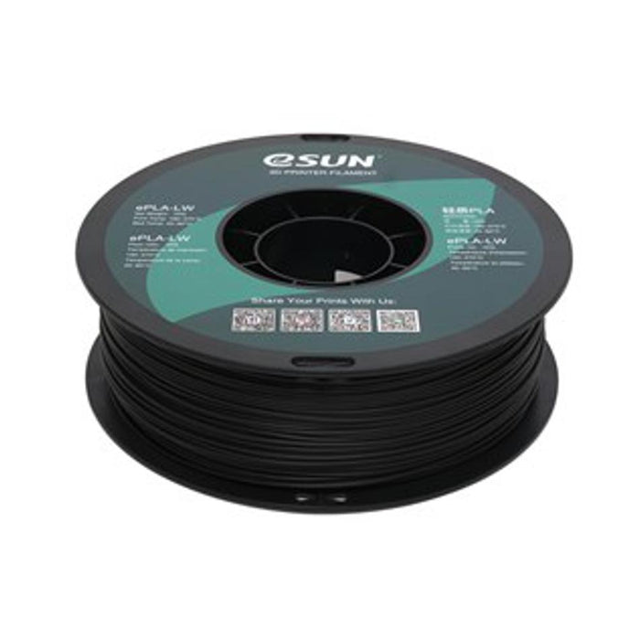 Esun Black Pla-Lw Filament 1Kg 1.75Mm 001005_1