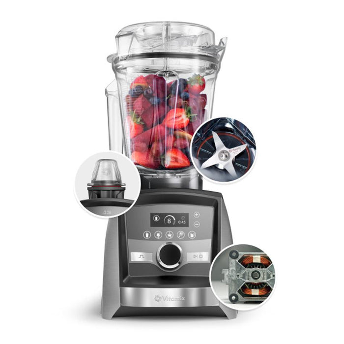 ASCENT® Series A3500i High-Performance Blender - Brushed Stainless