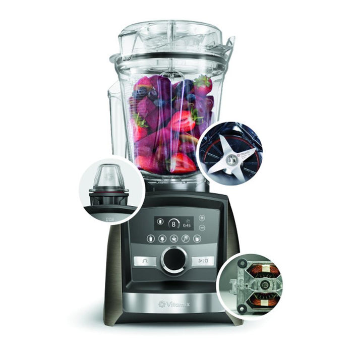 ASCENT® Series A3500i High-Performance Blender -  Black Stainless