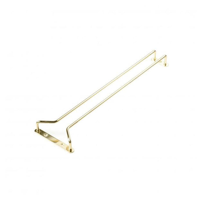 Chef Inox Glass Hanger Brass Plated 410mm 10216