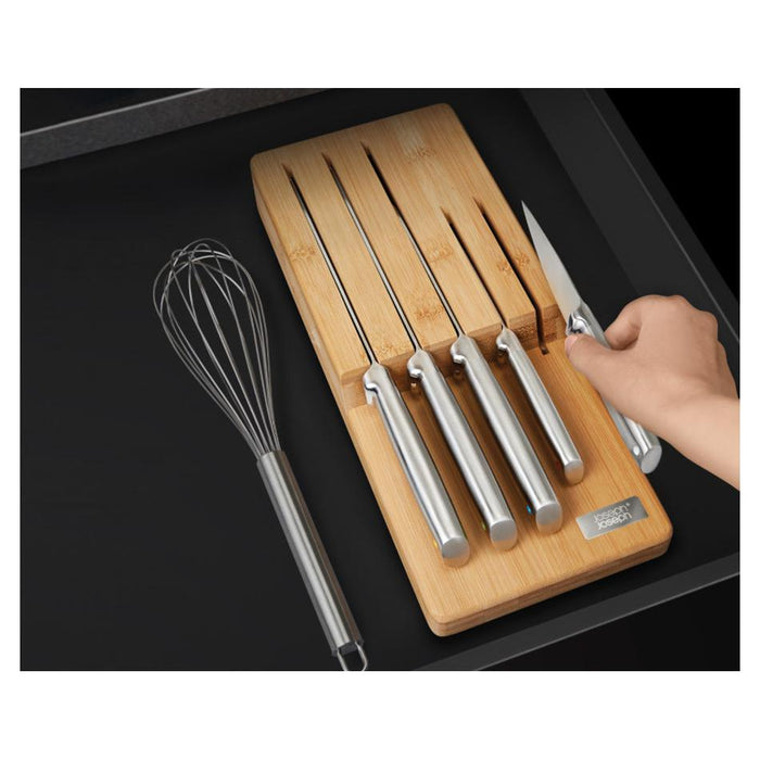 Joseph Joseph Elevate Steel Knives Bamboo Store 5 Piece Set 10563