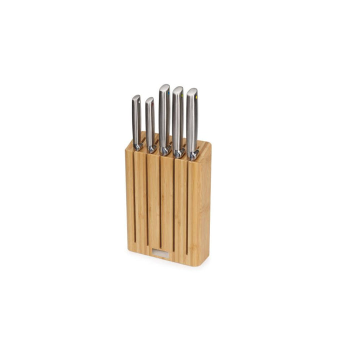 Joseph Joseph Elevate Steel Knives Bamboo 5 Piece Block 10564