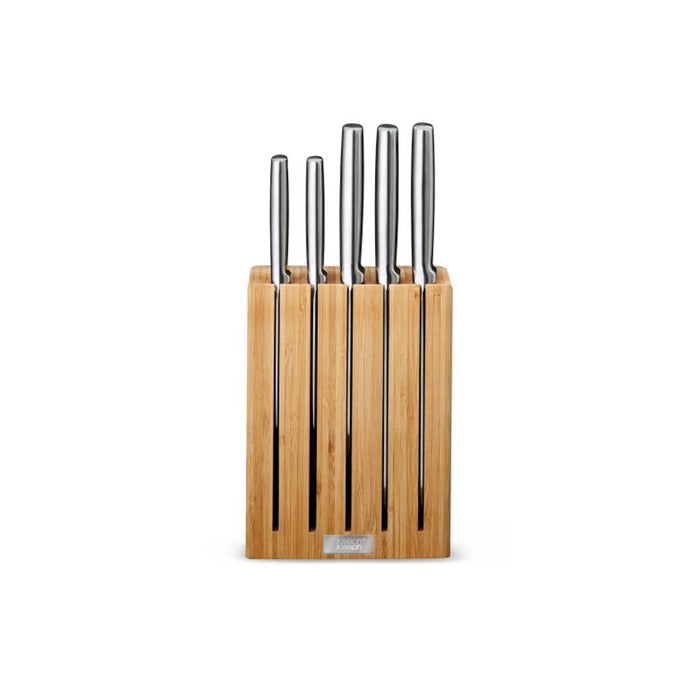 Joseph Joseph Elevate Steel Knives Bamboo 5 Piece Block 10564