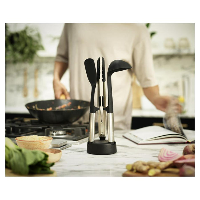 Joseph Joseph Elevate Fusion 3 Piece Silicone Set With Stand 10569