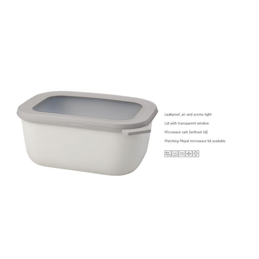 Mepal Cirqula Rectangle 1500ml Nordic White 106257032500M_2