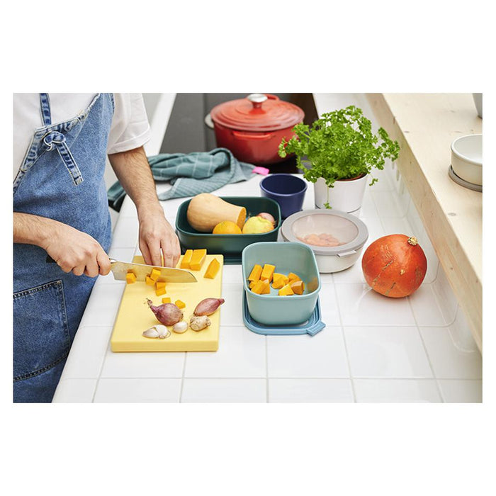 Mepal Cirqula Rectangle Small Set 3-Piece Nordic White 106270032500M_5