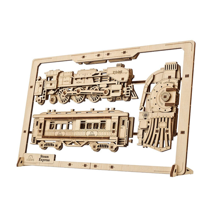 Ugears Steam Express 2.5D Puzzle 121805