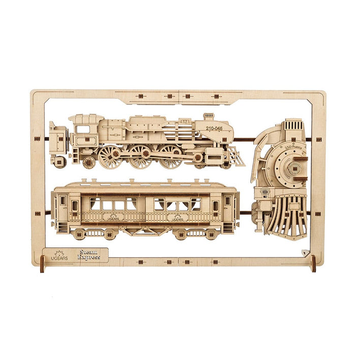 Ugears Steam Express 2.5D Puzzle 121805