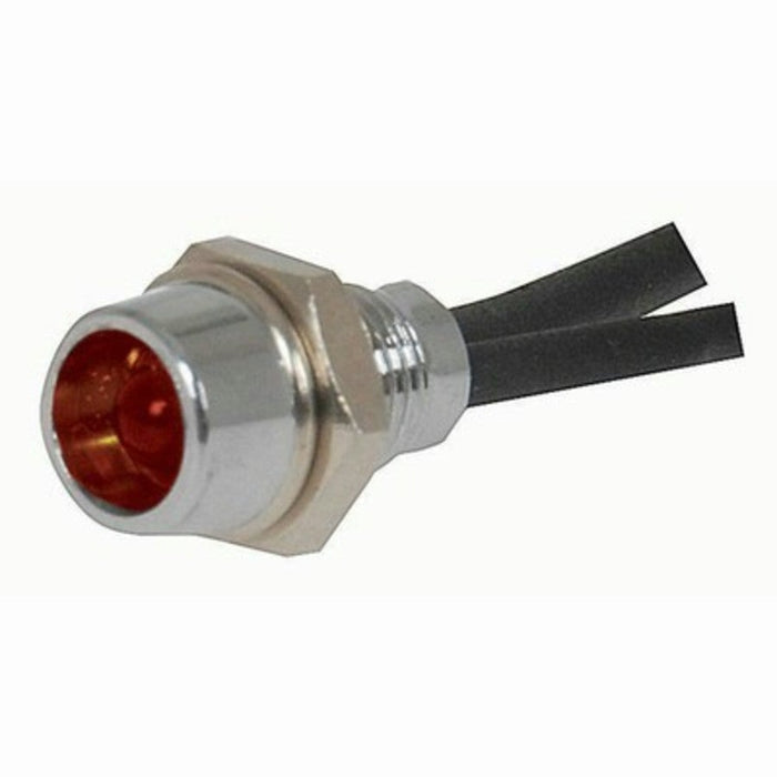 12V Mini Chrome Bezel - Red - Folders
