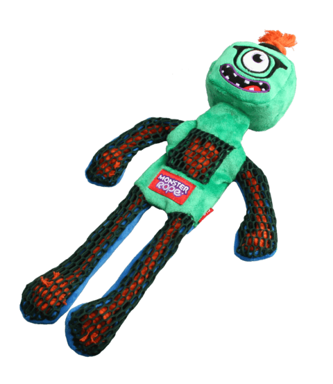 Monster Rope Toy - GiGwi Green — Folders