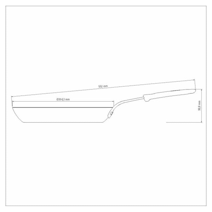 Tramontina Professional Iron Skillet Frying Pan 30cm 20766030_6