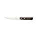 Churrasco Steak Knife Serrated Narrow Blade Polywood Brown 5",  11cm_1