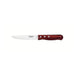 Churrasco Steak Knife Serrated Wide Blade Polywood Red 5", 13cm_1