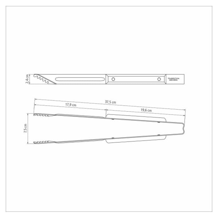 Tramontina Polywood Churrasco Meat Tong  8", 20cm 21175190_3