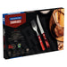 Churrasco Steak Knife Polywood Traditional Steak Set Red 12pc_2