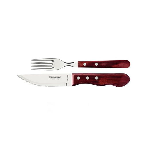 Tramontina Churrasco Jumbo Steak Cutlery 12 Piece Set  - Red 21199796_1