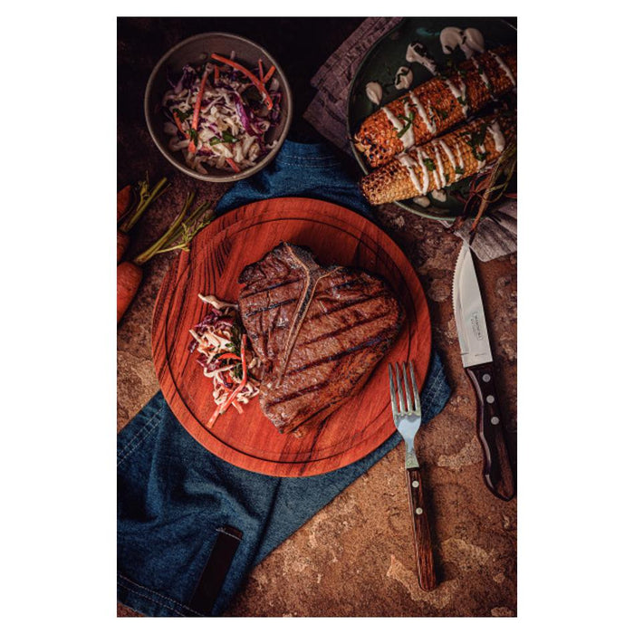 Tramontina Churrasco Jumbo Steak Cutlery 12 Piece Set  - Brown_4