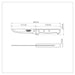 Tramontina Churrasco Steak Knife Gaucho Polywood Brown 5", 12cm_3