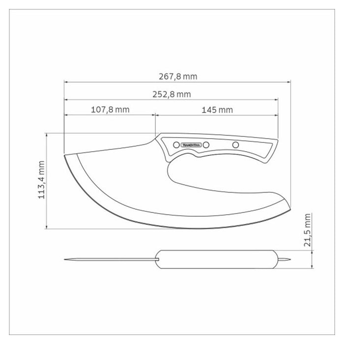 Churrasco Black Collection  Multi-purpose Cleaver 10", 25cm_5