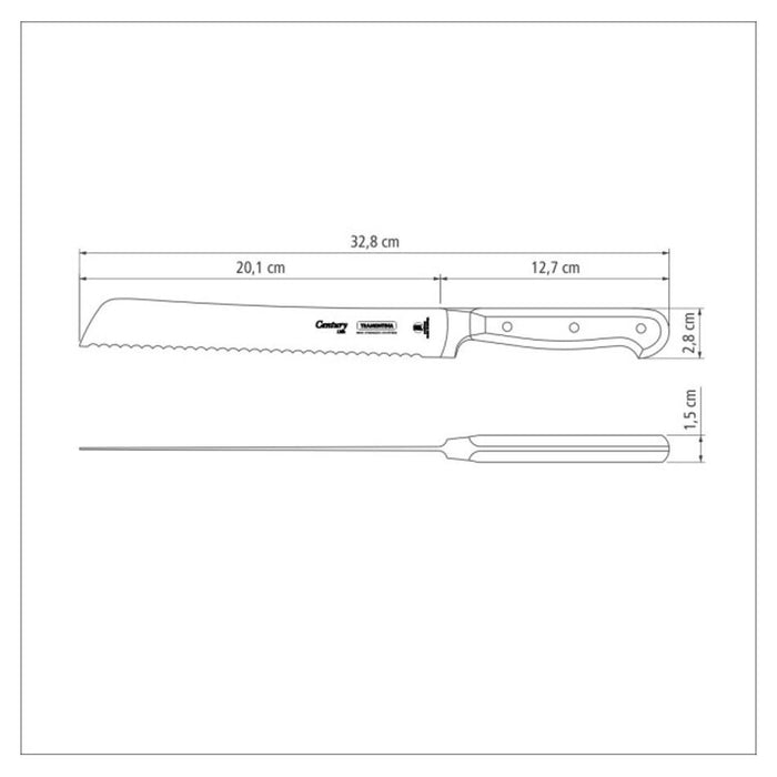 Tramontina Century Forged Bread Knife  8", 20cm 24009108_4