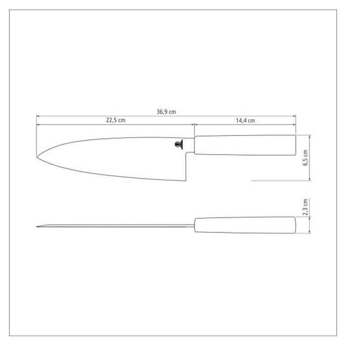 Tramontina Sushi Deba Knife  8" 22.5cm 24231048_6