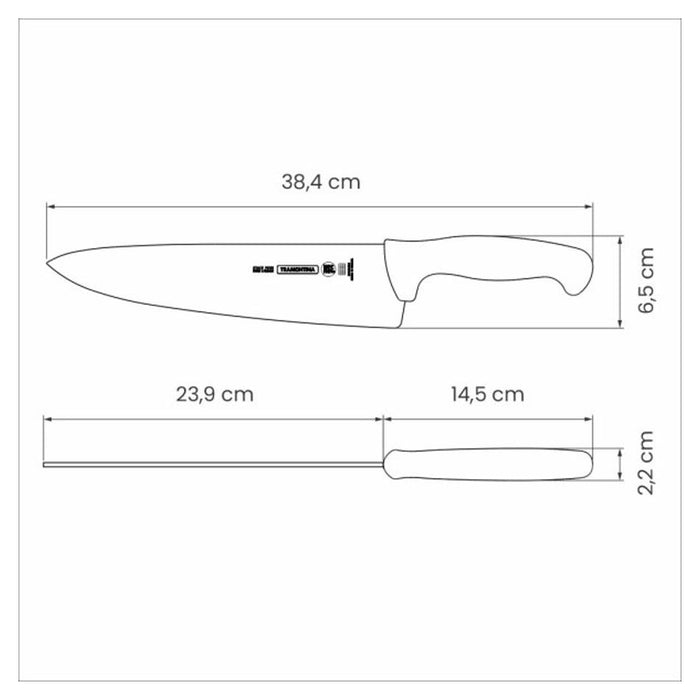 Tramontina Professional Master Black Cooks Knife 10", 24cm 24609100_3
