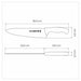 Tramontina Professional Master Black Cooks Knife 10", 24cm 24609100_3