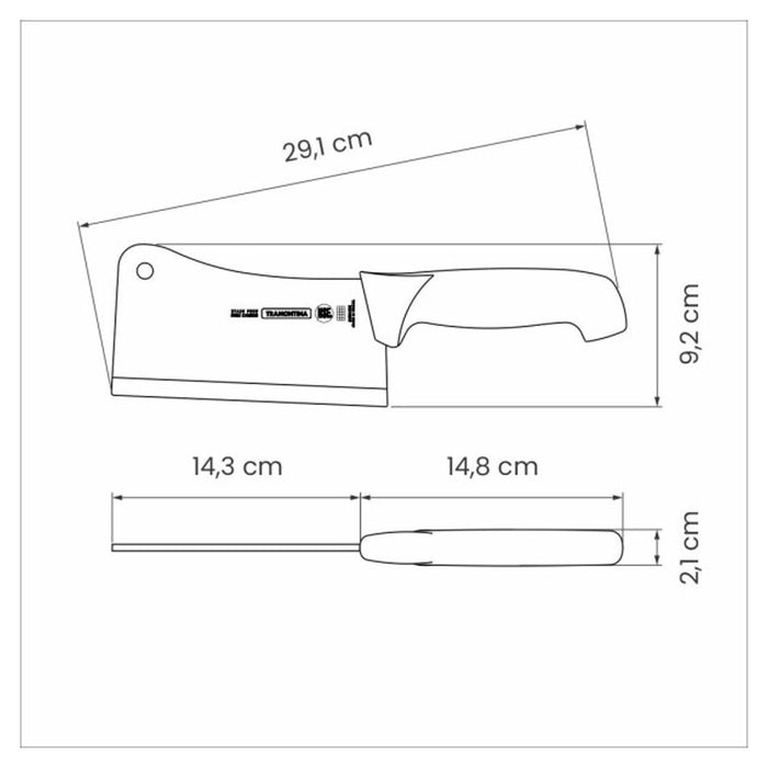 Tramontina Professional Master Black Cleaver 6", 14cm 24624106_3