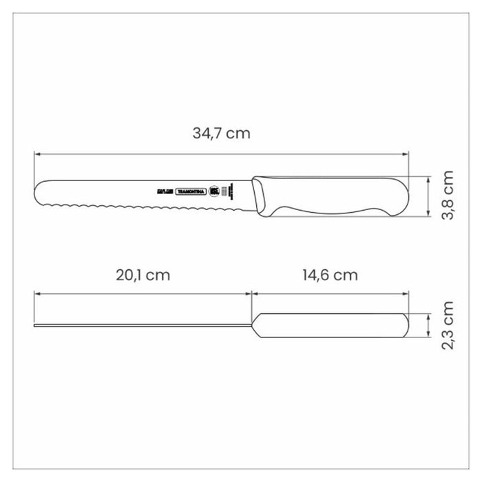 Tramontina Professional Master  Bread/Pastry Knife 8", 20cm 24627108_3