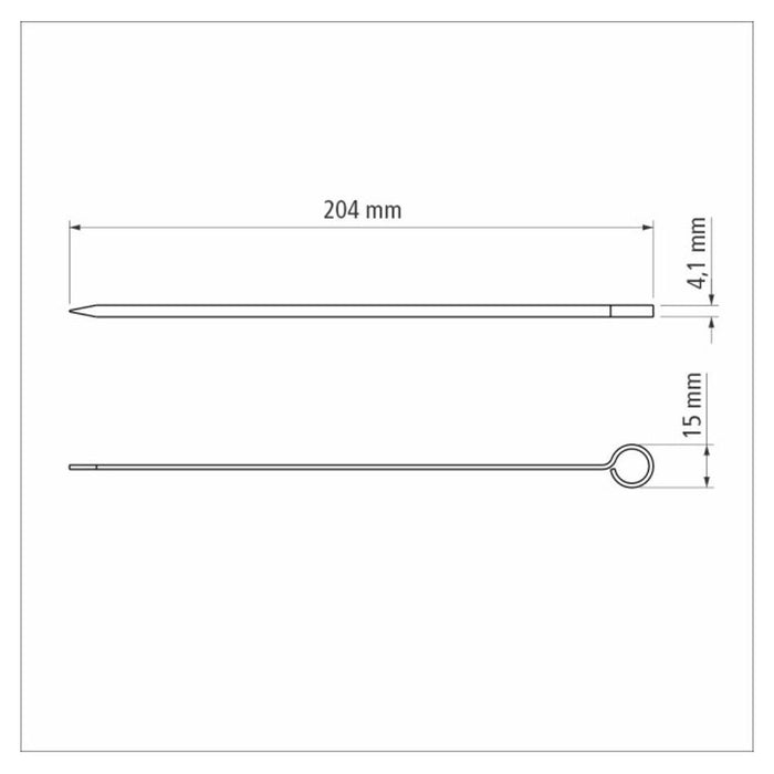 Tramontina Churrasco Skewer 20cm 6 Piece Set 26499002_5