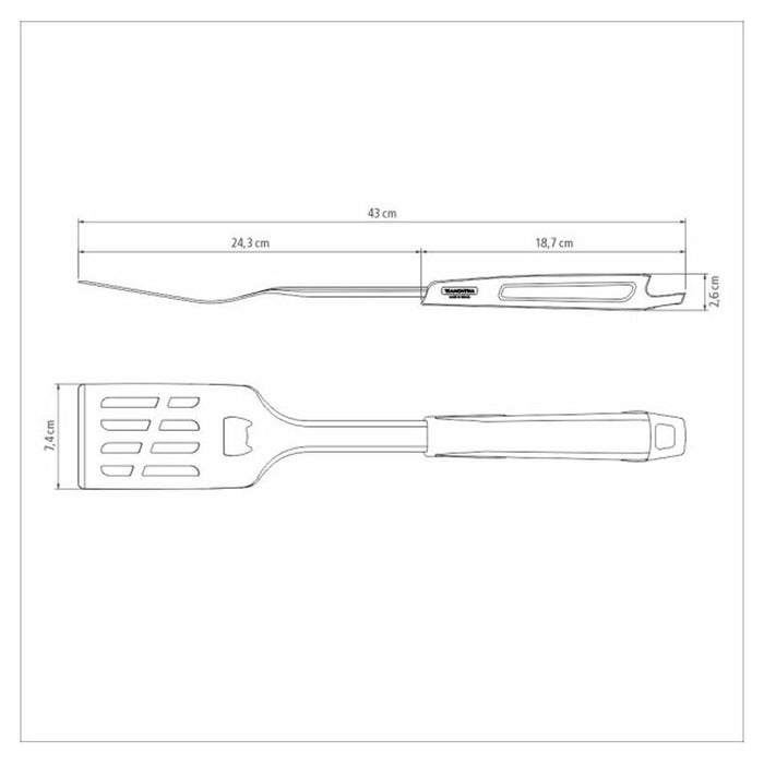 Tramontina Churrasco Black Barbecue Spatula 43cm 26592100_5