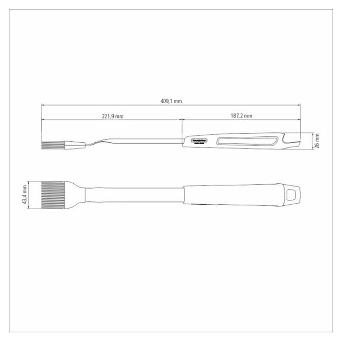 Tramontina Churrasco Black Barbecue Basting Brush 41cm 26595100_5