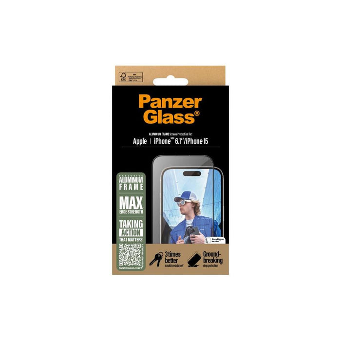 PanzerGlass UWF Aluminum Frame SPiPhone 16 2849