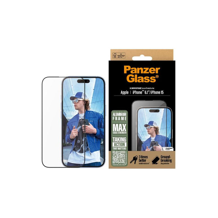 PanzerGlass UWF Aluminum Frame SPiPhone 16 2849