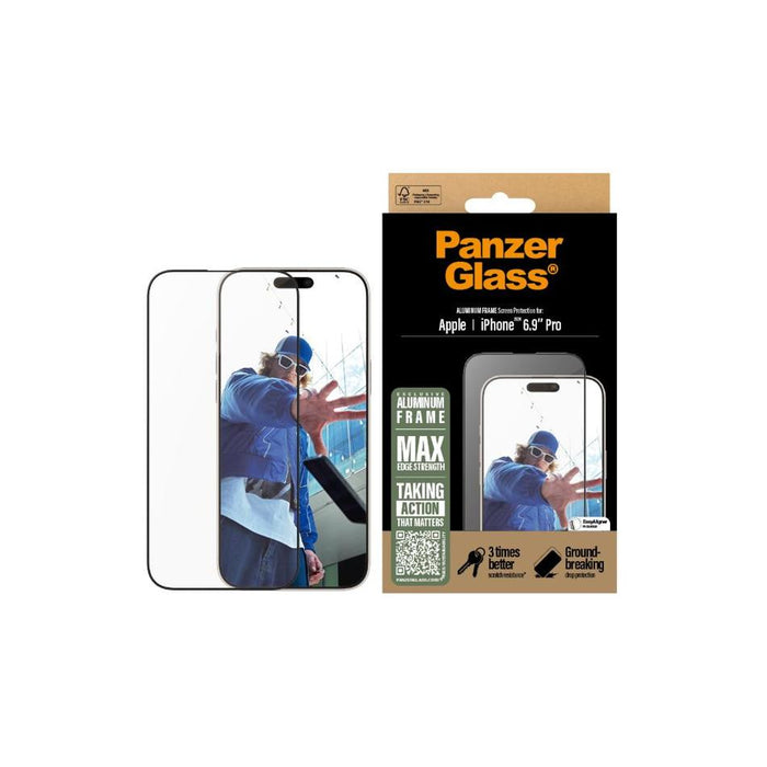 PanzerGlass UWF Aluminum Frame SPiPhone 16 Pro Max 2852