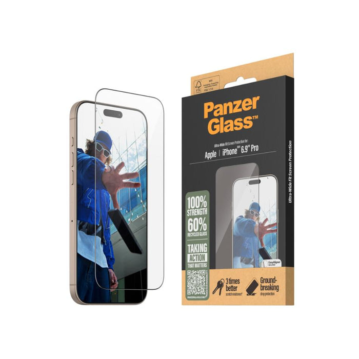 PanzerGlass UltraWide Fit SPiPhone 16 Pro Max 2864