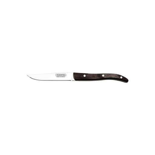 Churrasco Steak Knife  Micro Serrated Narrow Polywood 4", 10cm_1